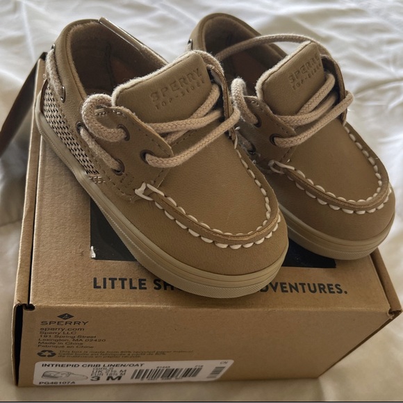Sperry Intrepid Crib Boat Shoes - Picture 1 of 5
